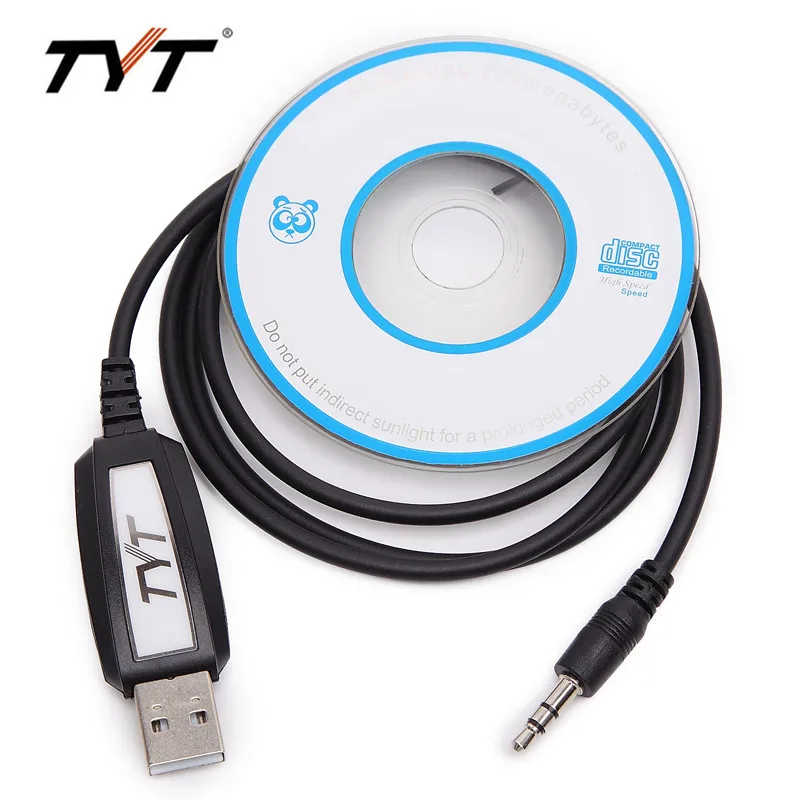 USB-кабель для программирования TYT с программным диском мобильного двухстороннего