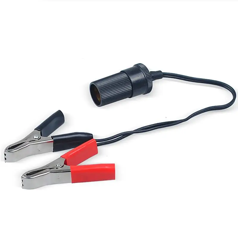 Car Battery Terminal Clip-on 12V Camping Female Socket Plug Cigarette Lighter Power Socket Adaptor Cable Accessories
Car Battery Terminal Clip-on 12V Camping Female Socket Plug Cigarette Lighter Power Socket Adaptor Cable Accessories