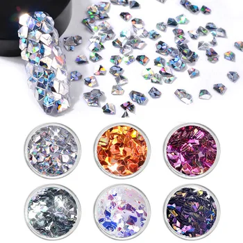 Imported 3D diamond sequins, three-dimensional laser flashing colorful sequins Flash powder 6-color sets
Imported 3D diamond sequins, three-dimensional laser flashing colorful sequins Flash powder 6-color sets