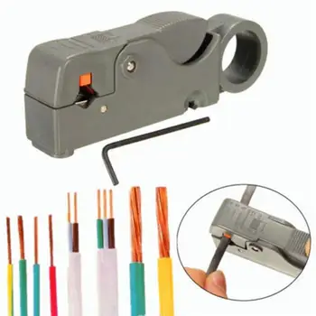 Rotary coaxial cable cutter Automatic Stripper Network Stripping Instrument Stripping Pliers Knife for 4/6/8/12mm diameter cable
Rotary coaxial cable cutter Automatic Stripper Network Stripping Instrument Stripping Pliers Knife for 4/6/8/12mm diameter cable
