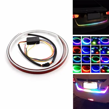 Remote Control LED Strips RGB Tail Lights Turn Signal Flash Lighting Flexible Waterproof Led Strip Car Tailgate led Light
Remote Control LED Strips RGB Tail Lights Turn Signal Flash Lighting Flexible Waterproof Led Strip Car Tailgate led Light