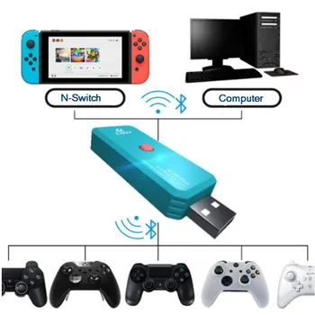 N100 Plus Dual Bluetooth Wireless Adapter for Nintendo Switch / Xbox One S / PS4 / X1 / Wiiu / 360 Controller
N100 Plus Dual Bluetooth Wireless Adapter for Nintendo Switch / Xbox One S / PS4 / X1 / Wiiu / 360 Controller