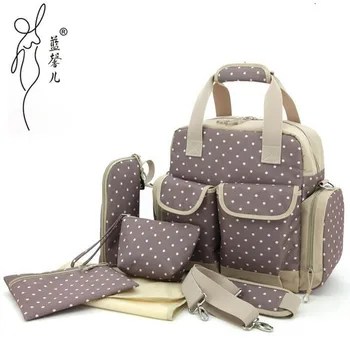 5 Pcs/Set Diaper Bag Mummy Backpack Multifunctional Large Capacity Maternity Handbag Stroller Bag Baby Changing Nappy Diaper Bag
5 Pcs/Set Diaper Bag Mummy Backpack Multifunctional Large Capacity Maternity Handbag Stroller Bag Baby Changing Nappy Diaper Bag