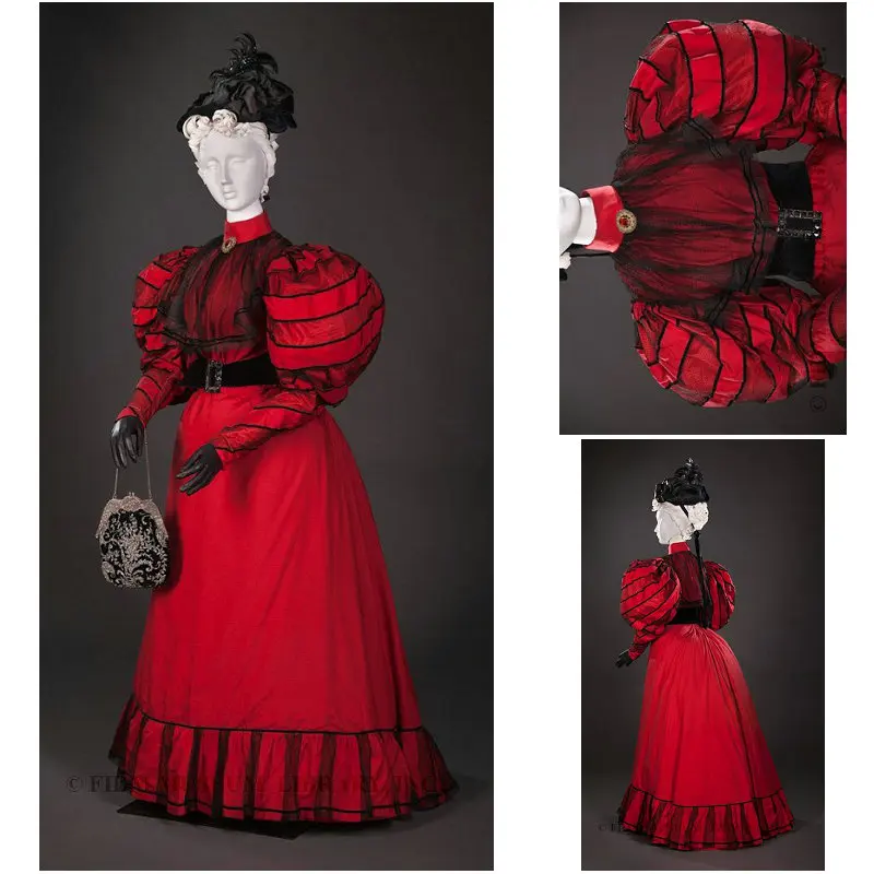 

19 Century Civil War Southern Belle Gown evening Dress/Victorian Lolita dresses/scarlett dress US6-26 SC-874