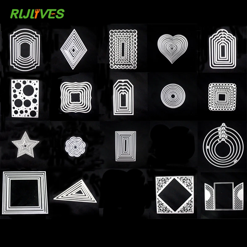 Rectangle Circle Square Heart Basic Stars Flower Metal Frame Cutting Dies DIY Scrapbooking Diary Card Hand Craft Scrapbooking
Rectangle Circle Square Heart Basic Stars Flower Metal Frame Cutting Dies DIY Scrapbooking Diary Card Hand Craft Scrapbooking