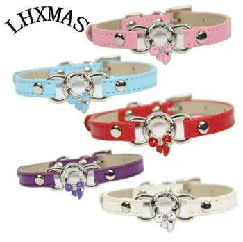 Stylish Cool Cat Puppy Pet Collars PU Leather Dog Collar Small Dog Collars Cute Pet Necklace With Bow D753
Stylish Cool Cat Puppy Pet Collars PU Leather Dog Collar Small Dog Collars Cute Pet Necklace With Bow D753