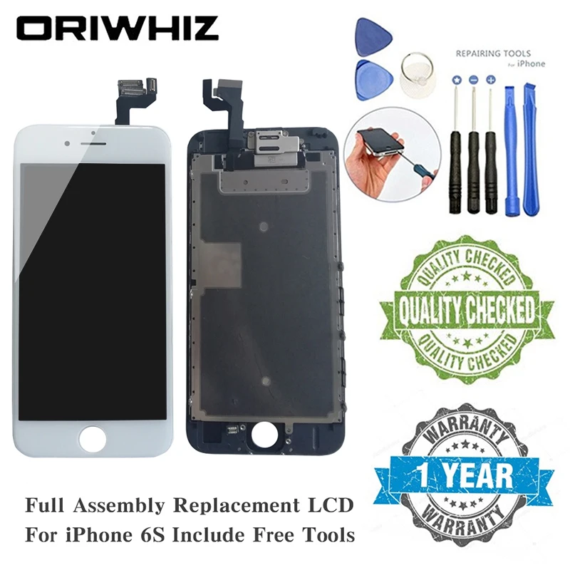 ORIWHIZ 3D Touch Screen Replacement For iphone 6s LCD Display With Digitizer Assembly Frame Proximity Sensor Earpiece Front Cam
ORIWHIZ 3D Touch Screen Replacement For iphone 6s LCD Display With Digitizer Assembly Frame Proximity Sensor Earpiece Front Cam