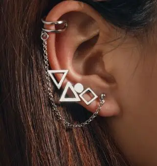4 Pcs/ Set Fashion Bohemian Metal Cool Style Triangle and Round Geometric Alloy Stud Earrings Set Jewelry for Women Party Gift
4 Pcs/ Set Fashion Bohemian Metal Cool Style Triangle and Round Geometric Alloy Stud Earrings Set Jewelry for Women Party Gift