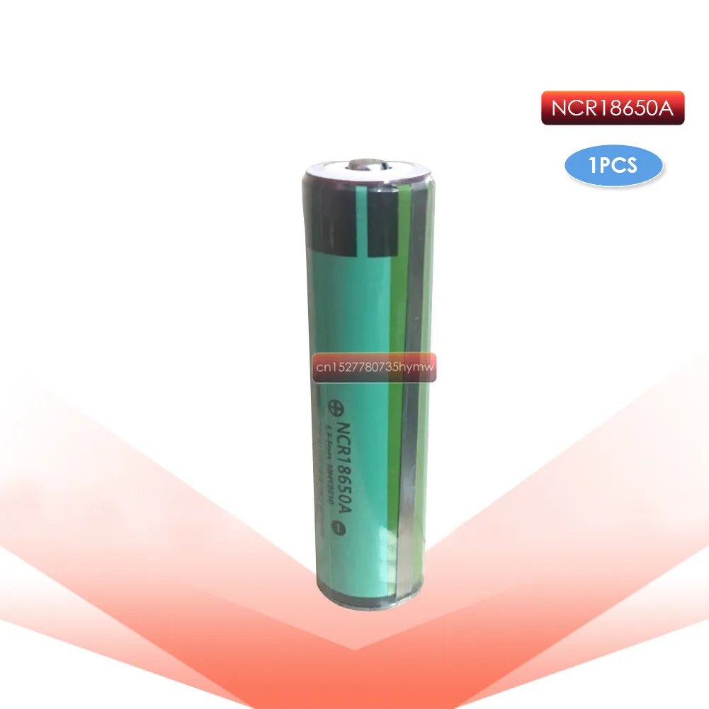 

100% New Panasonic Original NCR18650A 3.7v 3100mah 18650 Lithium Rechargeable Battery Flashlight batteries PCB Protected