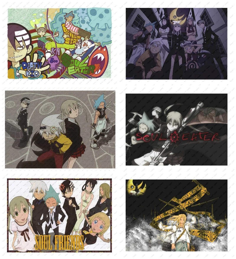 Soul Eater Soul Eater MAKA ALBARN Black Star Death the Kid White Kraft Poster Wall sticker Retro Poster Japanese Anime Poster
Soul Eater Soul Eater MAKA ALBARN Black Star Death the Kid White Kraft Poster Wall sticker Retro Poster Japanese Anime Poster