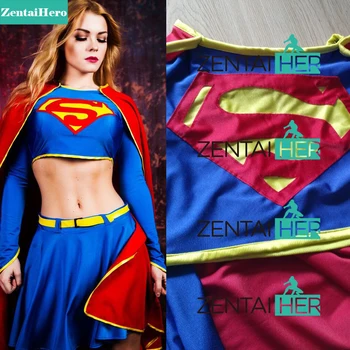 Free Shipping DHL NEW Sexy Two Pieces Female Superman Costume Movie Costume Lycra Supergirl Fancy Dress For Halloween SPM1715
Free Shipping DHL NEW Sexy Two Pieces Female Superman Costume Movie Costume Lycra Supergirl Fancy Dress For Halloween SPM1715
