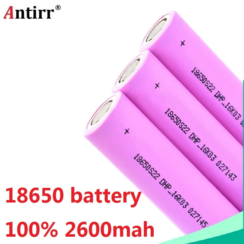 100% Original 18650 2600 battery 3.7V 20A Original 18650 rechargeable li-ion Battery For LG samsung ICR18650-26F Free shipping
100% Original 18650 2600 battery 3.7V 20A Original 18650 rechargeable li-ion Battery For LG samsung ICR18650-26F Free shipping