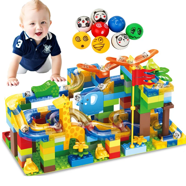 Marble Race Run Slide Brick Maze Ball Track Building Block 168 PCS Plastic ABS Compatible Legoed Duplo Slide Building Block Toy
Marble Race Run Slide Brick Maze Ball Track Building Block 168 PCS Plastic ABS Compatible Legoed Duplo Slide Building Block Toy