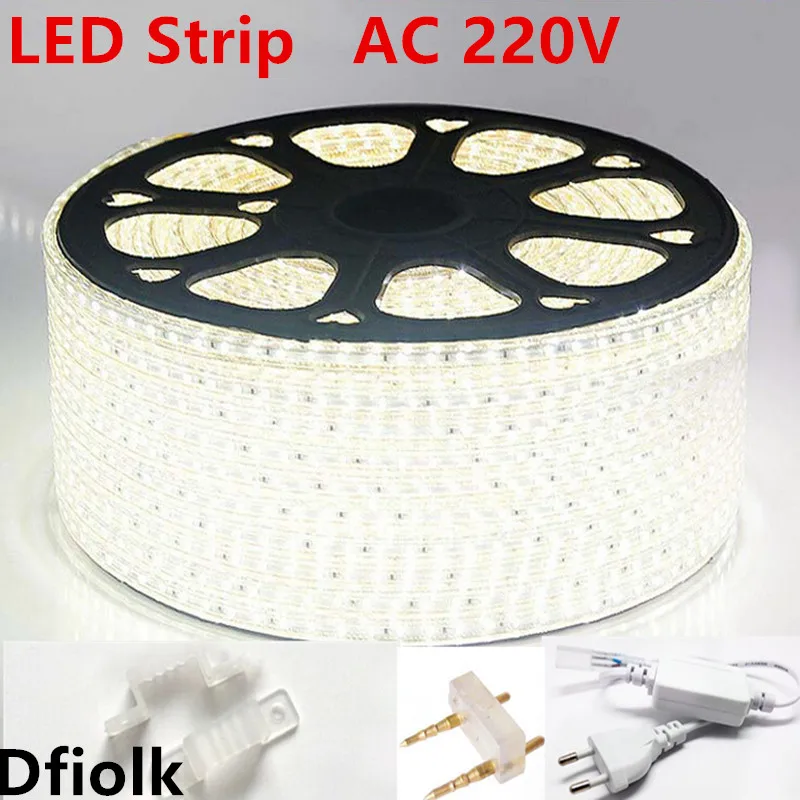AC220V led strip light 3014 120led / m waterproof IP65 led strip with power plug1m3m5m50m100m led tape rope blue white led lamp
AC220V led strip light 3014 120led / m waterproof IP65 led strip with power plug1m3m5m50m100m led tape rope blue white led lamp