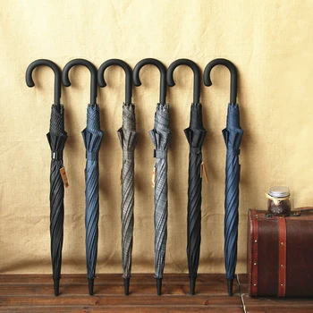 Japanese Style Long handle hook rod Umbrella Art Style windproof Semi-automatic umbrella stripe plaid outdoor rain umbrella
Japanese Style Long handle hook rod Umbrella Art Style windproof Semi-automatic umbrella stripe plaid outdoor rain umbrella