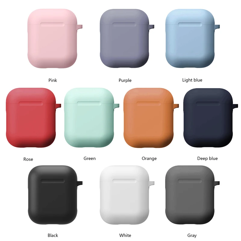 Soft Silicone Earphone Cases For Apple Airpods Shockproof Cover For Apple AirPods Cases Bluetooth Wireless Earphone Case
Soft Silicone Earphone Cases For Apple Airpods Shockproof Cover For Apple AirPods Cases Bluetooth Wireless Earphone Case