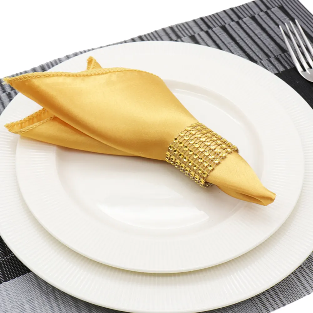 50 pcs 30cm Square Satin Napkins Solid Handkerchief for Wedding Party Hotel Restaurant Table Decors
50 pcs 30cm Square Satin Napkins Solid Handkerchief for Wedding Party Hotel Restaurant Table Decors
