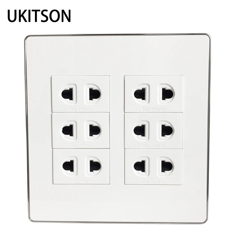 120x120mm 6 ports 2 Pins Electric Wall Panel Pic 1