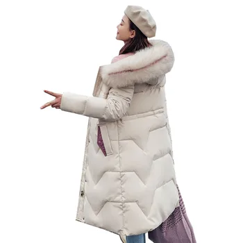 Outwear Coats Jackets 2019 New Autumn winter Medium length Women parka long sleeve Solid Thickening Female Fashion Cotton C18
Outwear Coats Jackets 2019 New Autumn winter Medium length Women parka long sleeve Solid Thickening Female Fashion Cotton C18