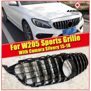 C class W205 GTS Style grille grill ABS Silver Fits For MercedesMB C180 C200 C250 C300 C350 Front Grills Sport with Camera 15-in
C class W205 GTS Style grille grill ABS Silver Fits For MercedesMB C180 C200 C250 C300 C350 Front Grills Sport with Camera 15-in