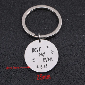 Engraved Best Day Ever Round Keychain Personalized Date Key Ring For Wedding Anniversary Special Day Gift Lover Exclusive
Engraved Best Day Ever Round Keychain Personalized Date Key Ring For Wedding Anniversary Special Day Gift Lover Exclusive