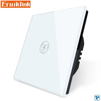 UK/EU Standard Crystal Glass Panel Touch Wall FAN Switch,Smart Home RF433mhz Switch Works With Broadlink Rm Pro
UK/EU Standard Crystal Glass Panel Touch Wall FAN Switch,Smart Home RF433mhz Switch Works With Broadlink Rm Pro