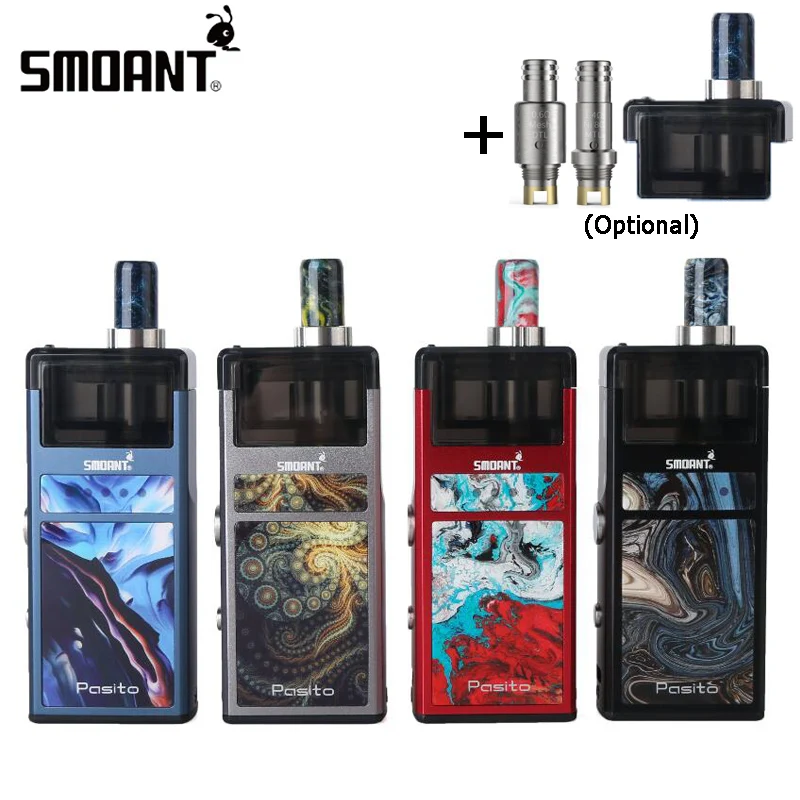 Smoant Pasito Kit rebuildable pod system 3ML Atomizer 1100mAh Battery for MTL DTL Vaping Electronic Cigarette Vape Vaporizer
Smoant Pasito Kit rebuildable pod system 3ML Atomizer 1100mAh Battery for MTL DTL Vaping Electronic Cigarette Vape Vaporizer