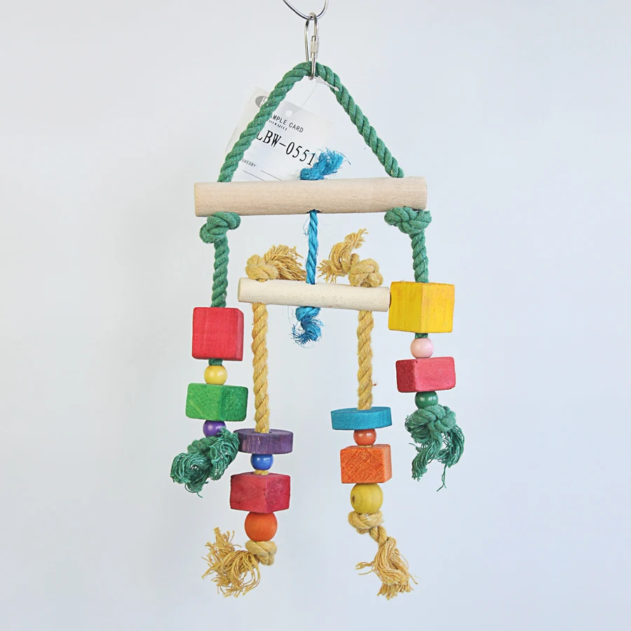 Pet Bird Cages Chewing Playing Toys Parrot Cockatiel Parakeet Colorful Wooden Blocks Pet Bird Bites Toy
Pet Bird Cages Chewing Playing Toys Parrot Cockatiel Parakeet Colorful Wooden Blocks Pet Bird Bites Toy