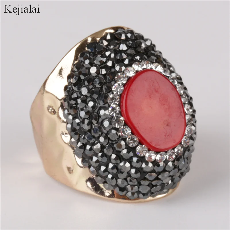 natural red coral fossil stone bead charm wrap adjustable wide gold open hammered ring cuff for woman man
natural red coral fossil stone bead charm wrap adjustable wide gold open hammered ring cuff for woman man