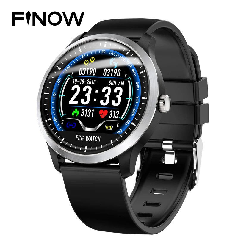 Finow N58 ECG PPG smart watch with electrocardiograph ecg display,holter ecg heart rate monitor blood pressure smartwatch
Finow N58 ECG PPG smart watch with electrocardiograph ecg display,holter ecg heart rate monitor blood pressure smartwatch