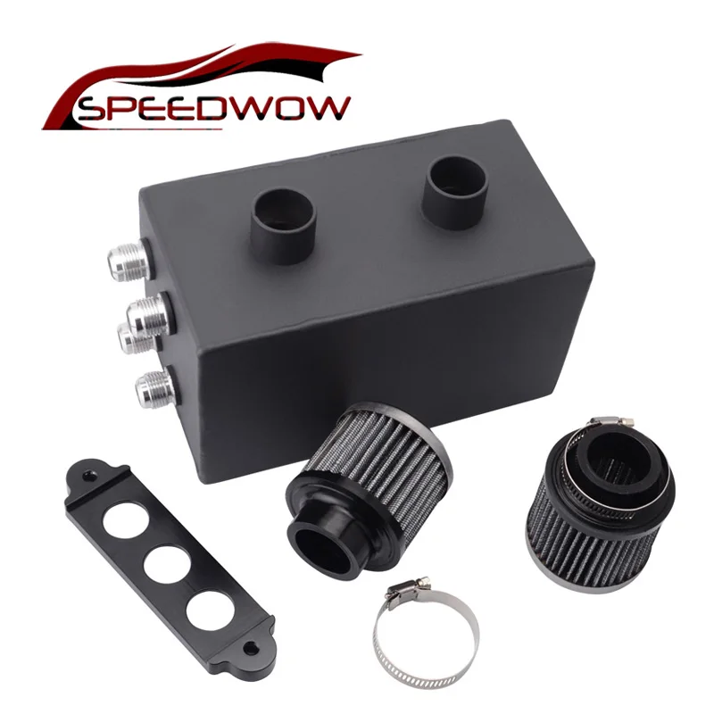 SPEEDWOW 3.5L Racing Oil Catch Can Breather Tank Aluminum for Honda Civic Acur Integra EK EG DC Black
SPEEDWOW 3.5L Racing Oil Catch Can Breather Tank Aluminum for Honda Civic Acur Integra EK EG DC Black