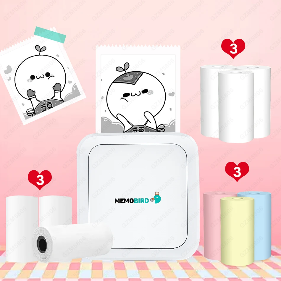 Photo Printer Machine Portable Bluetooth Printer Picture Thermal Printer Android iOS Phone Wireless Connection Printing machine
Photo Printer Machine Portable Bluetooth Printer Picture Thermal Printer Android iOS Phone Wireless Connection Printing machine