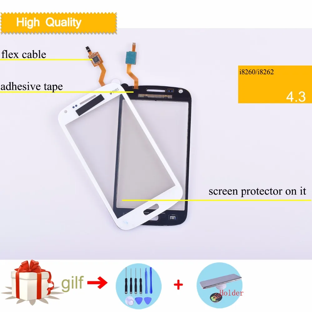 I8260 touch screen for Samsung Galaxy Core Duos I8262 I8262D I8260 Touch Screen Digitizer Front Glass Panel Sensor black white
I8260 touch screen for Samsung Galaxy Core Duos I8262 I8262D I8260 Touch Screen Digitizer Front Glass Panel Sensor black white