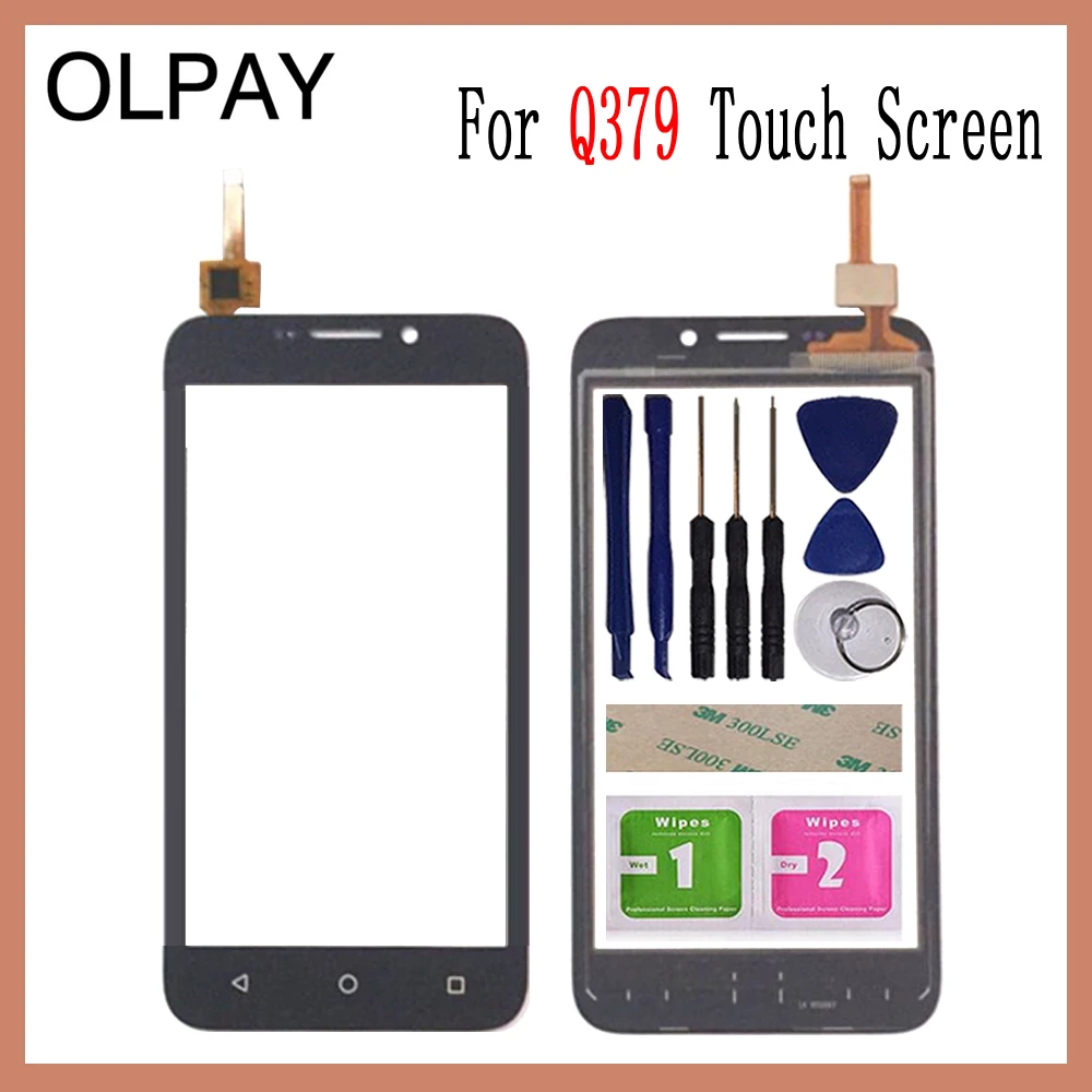 OLPAY 4.5" Touch Screen For Micromax Q379 q 379 Touch Screen Digitizer Panel Front Glass Lens Sensor Tools Adhesive+Wipes
OLPAY 4.5" Touch Screen For Micromax Q379 q 379 Touch Screen Digitizer Panel Front Glass Lens Sensor Tools Adhesive+Wipes