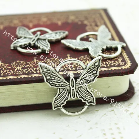 Sweet Bell 20pcs/lot 25*27mm Antique Silver Metal Alloy butterfly Charm Findings Jewelry Connectors for Bracelets D0223
Sweet Bell 20pcs/lot 25*27mm Antique Silver Metal Alloy butterfly Charm Findings Jewelry Connectors for Bracelets D0223