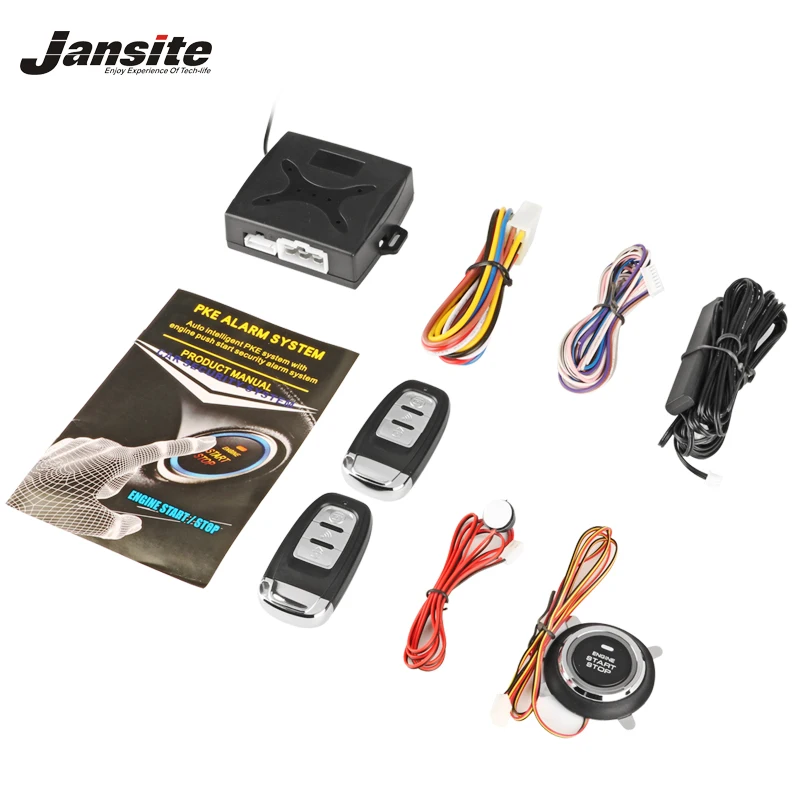 Jansit Auto Alarm Engine Push Button Start Stop Lock Ignition Switch Keyless Entry System Starter Anti-theft Security system
Jansit Auto Alarm Engine Push Button Start Stop Lock Ignition Switch Keyless Entry System Starter Anti-theft Security system