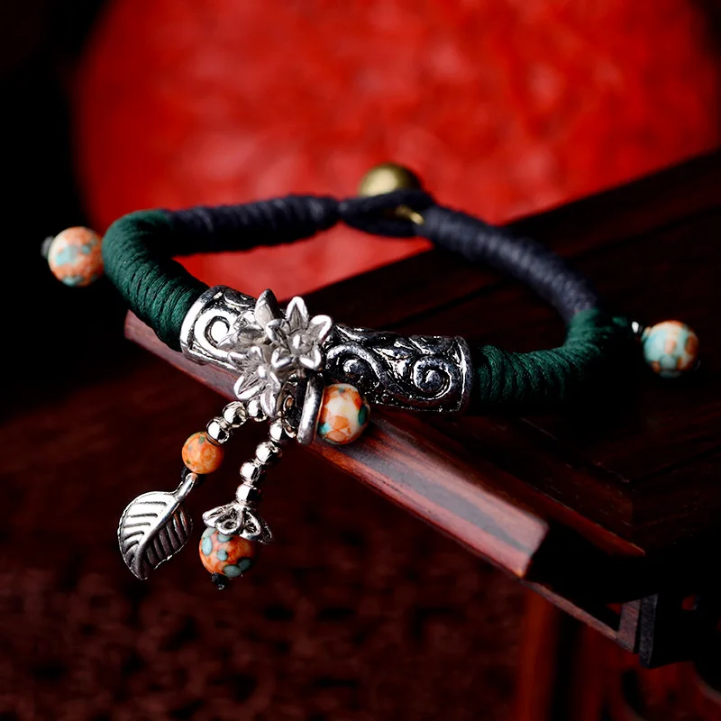trendy bangle bracelet for women ethnic style colored natural stone ball copper alloy leaf drop wrap chain vintage jewelry 2018
trendy bangle bracelet for women ethnic style colored natural stone ball copper alloy leaf drop wrap chain vintage jewelry 2018