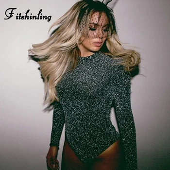 Fitshinling Glitter Turtleneck Bodysuit Women Long Sleeve Black Fitness Bodysuits Fashion 2019 Autumn Sexy Body Jumpsuits Female
Fitshinling Glitter Turtleneck Bodysuit Women Long Sleeve Black Fitness Bodysuits Fashion 2019 Autumn Sexy Body Jumpsuits Female
