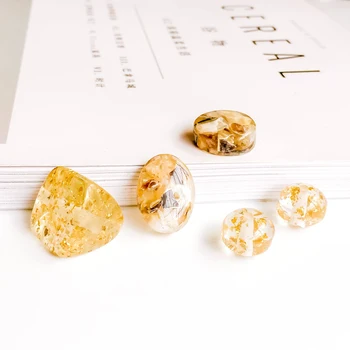 Gold foil Beads Triangular prism Bracelet Ear Drop Pendant Accessories Necklace Charms Jewelry Components Material 8pcs
Gold foil Beads Triangular prism Bracelet Ear Drop Pendant Accessories Necklace Charms Jewelry Components Material 8pcs