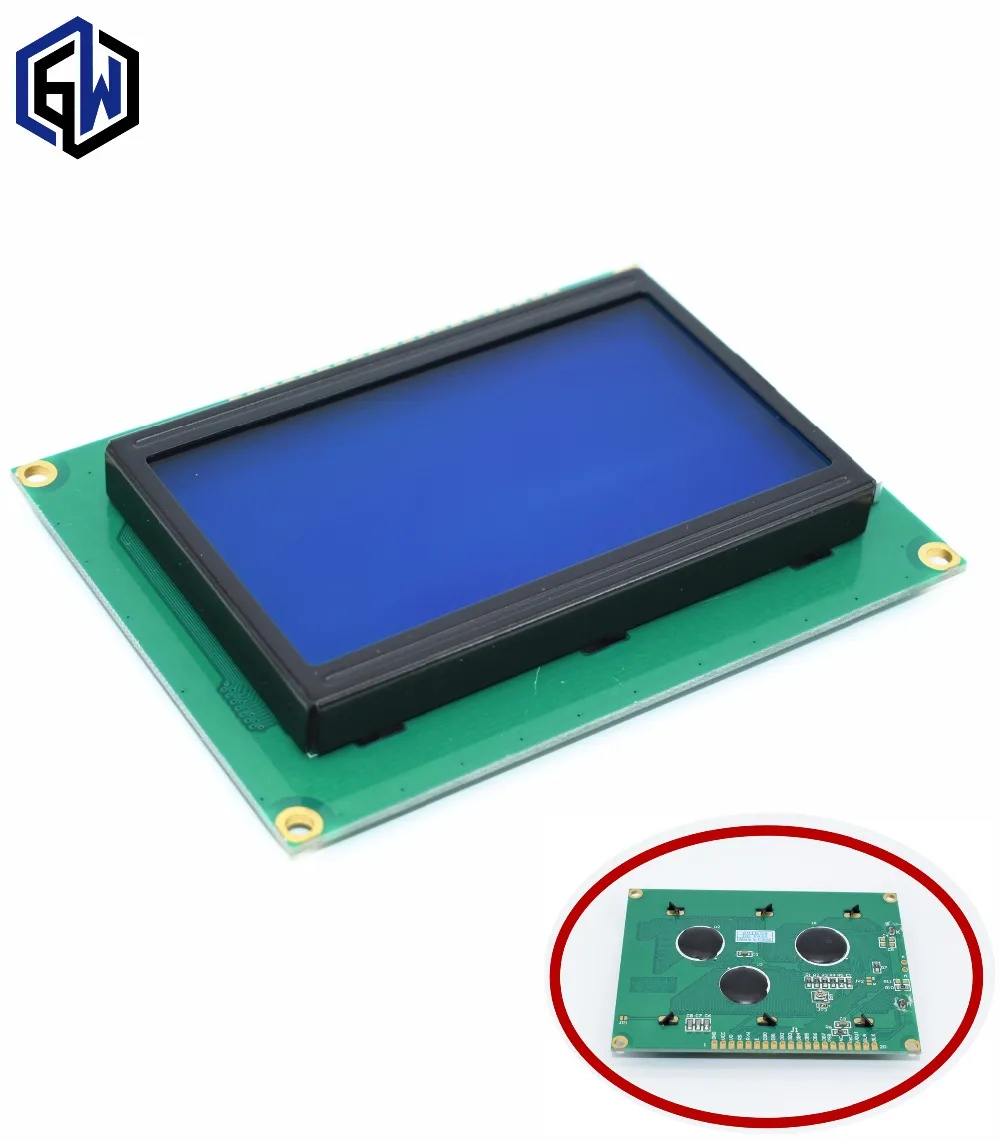 128*64 DOTS LCD module 5V blue screen 12864 LCD with backlight ST7920 Parallel port LCD12864
128*64 DOTS LCD module 5V blue screen 12864 LCD with backlight ST7920 Parallel port LCD12864