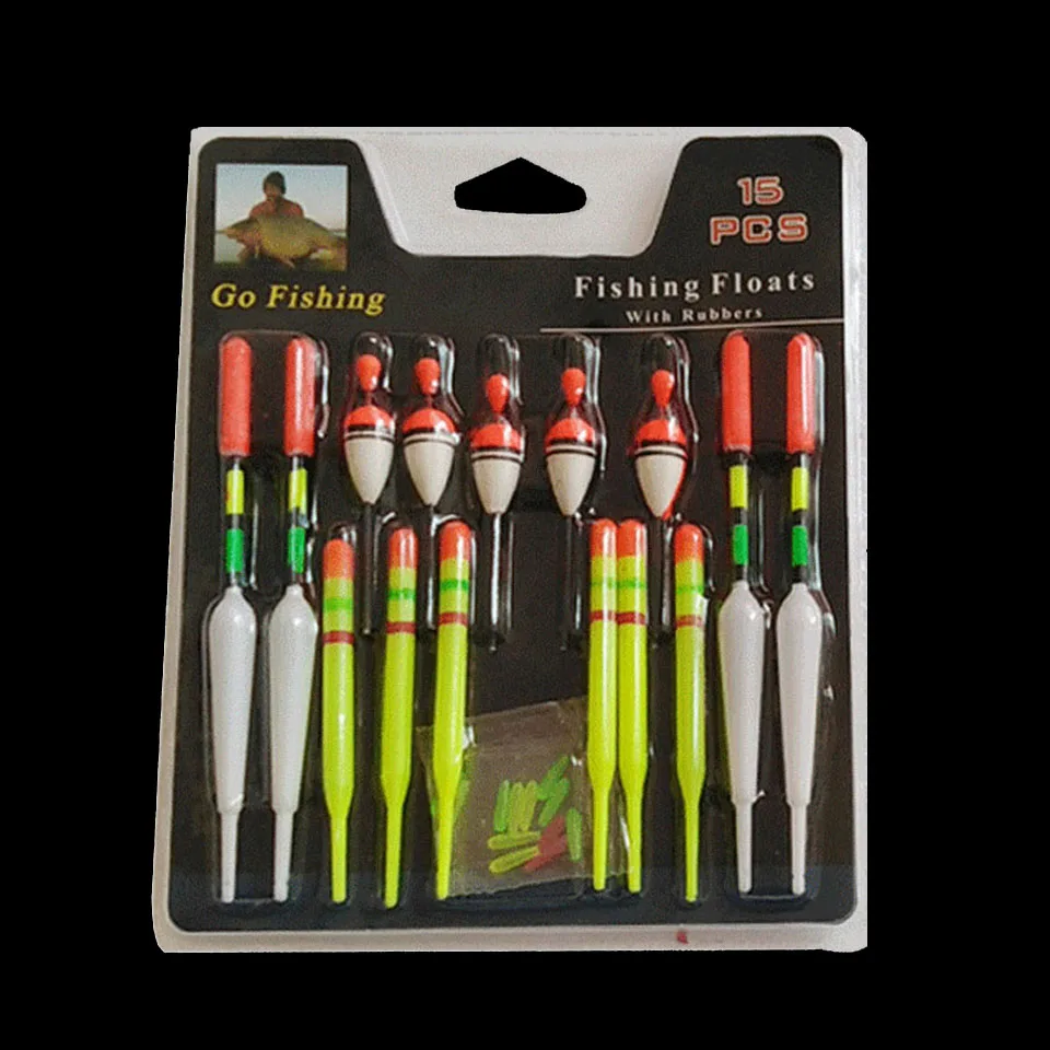 WALK FISH 15PCS/Lot assorted Sizes Lot Long Fishing Lure Floats Bobbers Slip Drift Tube 5 Bobbers Rod 6 Floats Tube 4 Long Float
WALK FISH 15PCS/Lot assorted Sizes Lot Long Fishing Lure Floats Bobbers Slip Drift Tube 5 Bobbers Rod 6 Floats Tube 4 Long Float