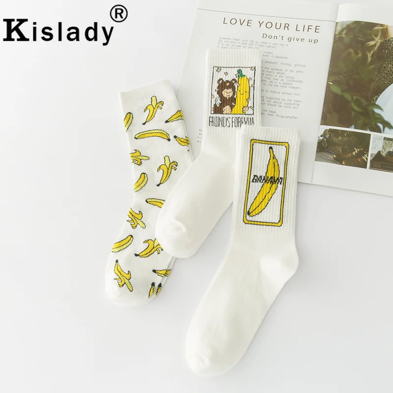 2019 Women's Fashion Banana Print Cartoon Happy Socks Kawaii Harajuku Long Funny Socks Japanese Fuzzy Christmas Socks Streetwear
2019 Women's Fashion Banana Print Cartoon Happy Socks Kawaii Harajuku Long Funny Socks Japanese Fuzzy Christmas Socks Streetwear