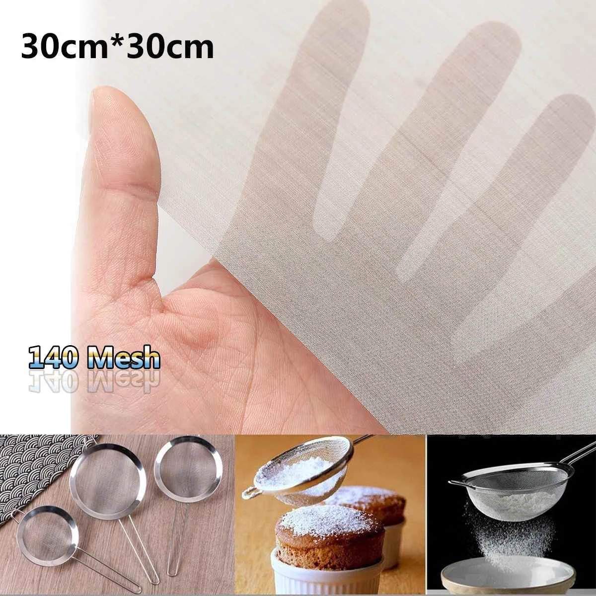 140 Mesh Filtration 110 Micron Stainless Steel Silver Woven Wire Cloth Screen Dry Sift Sieve 12''x12'' For Industrial Tools
140 Mesh Filtration 110 Micron Stainless Steel Silver Woven Wire Cloth Screen Dry Sift Sieve 12''x12'' For Industrial Tools