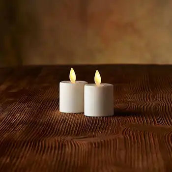 Ksperway Flameless Rechargeable Tealight Candles: Unscented ABS Plastic with Timer/Remote/Charger Cable Ivory Set of 2
Ksperway Flameless Rechargeable Tealight Candles: Unscented ABS Plastic with Timer/Remote/Charger Cable Ivory Set of 2