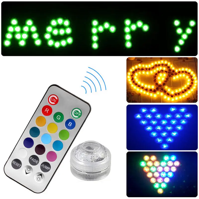 1Pc Remote Controller LED Color Change light For Wedding Party Fish Tank Wterproof Light
1Pc Remote Controller LED Color Change light For Wedding Party Fish Tank Wterproof Light
