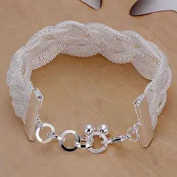 H253 925 Delicate Silver Bracelet Silver Plated Bracelets Wholesale Free Shipping Charm Christmas Gifts Fashion Jewelry
H253 925 Delicate Silver Bracelet Silver Plated Bracelets Wholesale Free Shipping Charm Christmas Gifts Fashion Jewelry