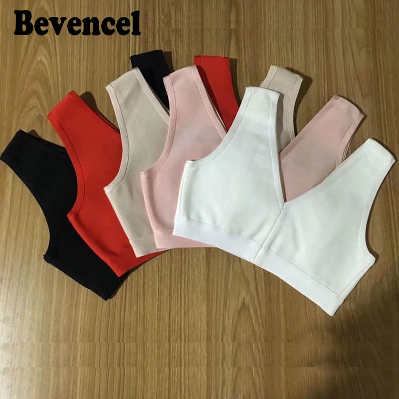 2019 V-neck short black white red bandage crop top bandage tank tops
2019 V-neck short black white red bandage crop top bandage tank tops