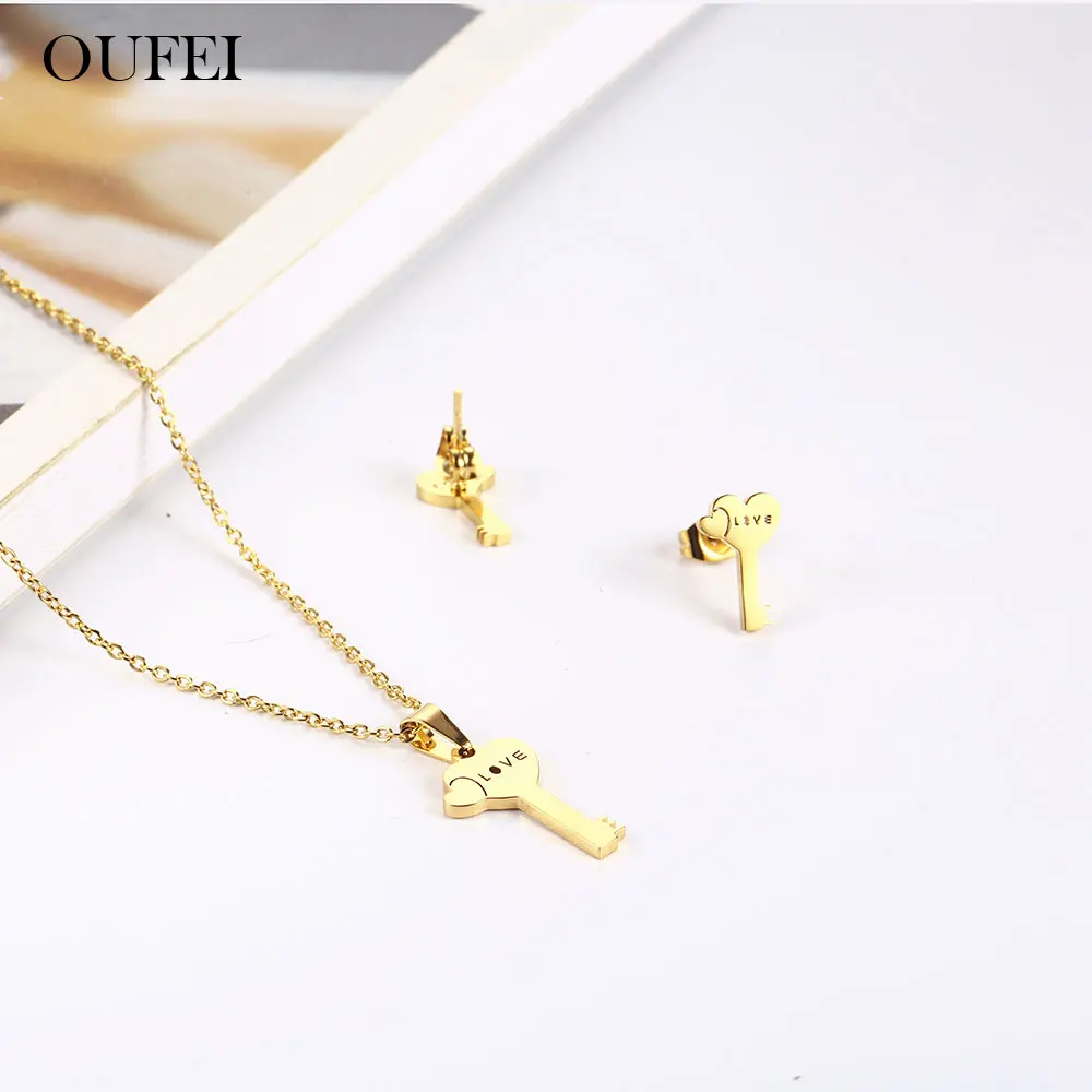 OUFEI Lock Opener Necklace And Earring Set Stainless Steel Jewelry Woman Vogue 2019 Jewelry Accessories Jewelry Sets
OUFEI Lock Opener Necklace And Earring Set Stainless Steel Jewelry Woman Vogue 2019 Jewelry Accessories Jewelry Sets