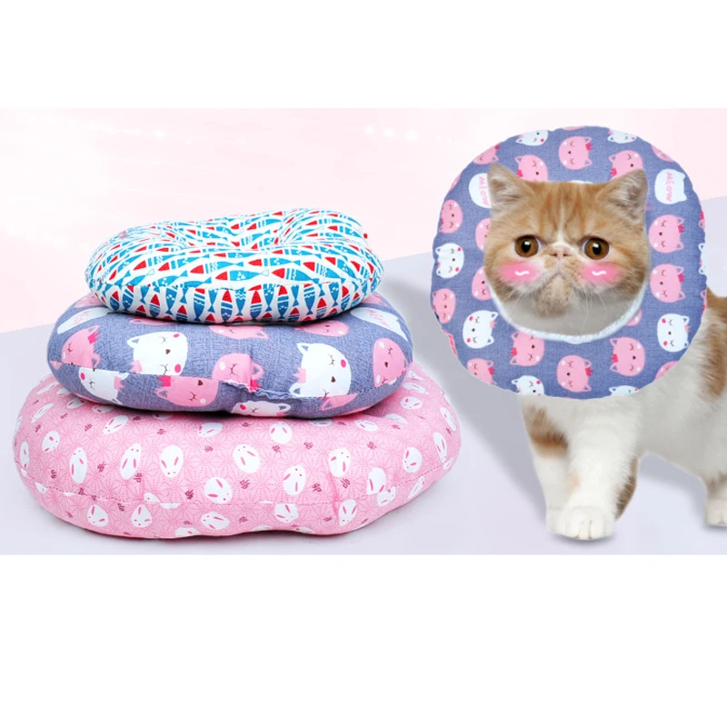 

Elizabeth circle cat bite anti-smashing anti-scratch soft hoods cats and dogs pet sterilization humiliation circle headgear soft