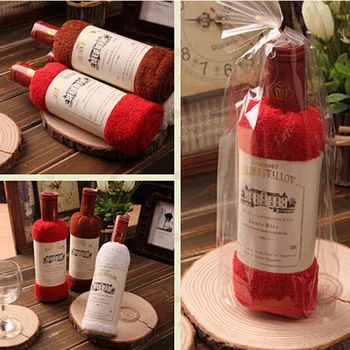Creative Wine Bottle Shape Towel Gift Present Soft Cotton Face Towel Gift Home Textile Wedding Gift 76*32cm Drop Shipping
Creative Wine Bottle Shape Towel Gift Present Soft Cotton Face Towel Gift Home Textile Wedding Gift 76*32cm Drop Shipping